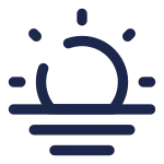 Sun Fog SVG Icon